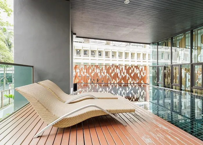 Lejlighed Asoke Bts Gympool Netflix 40sq 1living1bed Bathtub