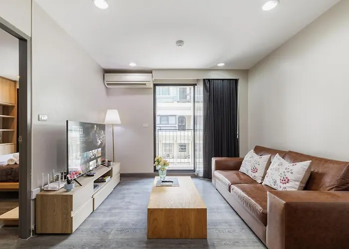 Asoke Bts Gympool Netflix 40sq 1living1bed Bathtub *