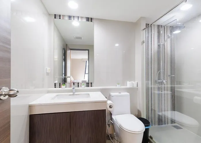 Asoke Bts Gympool Netflix 40sq 1living1bed Bathtub *